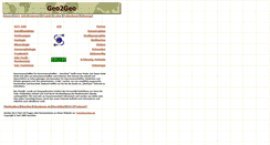 Desktop Screenshot of geo2geo.de